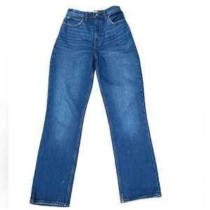 👖 Abercrombie & Fitch Curve Love Ultra High Rise 90s Straight Jeans - Size 25